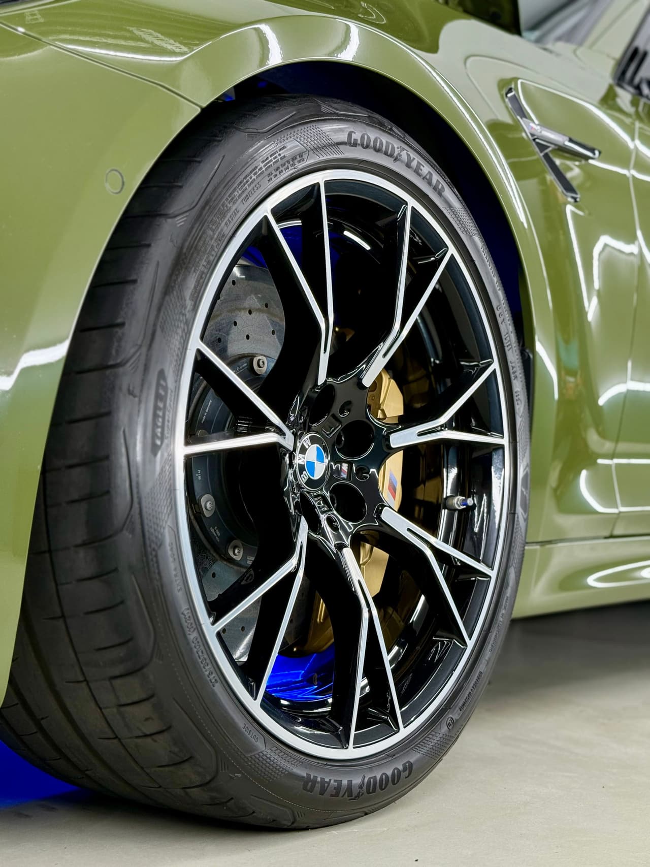 Джанта на зелено BMW